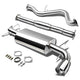 D-Motoring - Cat Back Exhaust System - W/ 4 Muffler Tip - Stainless Steel - 08-14 Impreza WRX GE/GV - 2