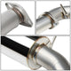 D-Motoring - Cat Back Exhaust System - W/ 4.5 Muffler Tip - Stainless Steel - 15-17 WRX / STI GP/VA - 2