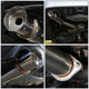 D-Motoring - Cat Back Exhaust System - W/ 4.5 Muffler Tip - Stainless Steel - 15-17 WRX / STI GP/VA - 4