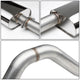 D-Motoring - Cat Back Exhaust System - W/ 3 Muffler Tip - Stainless Steel - 00-06 Suburban 1500 5.3L - 4
