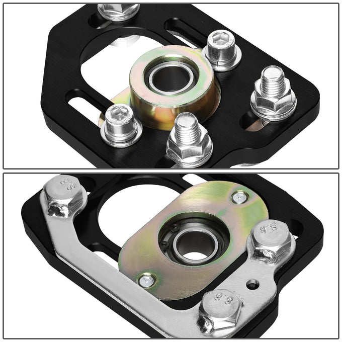 D-Motoring - Camber Kit - +/-3.0 Camber +/-2.0 Caster - Adjustable - Front - Pair - 90-93 Ford Mustang - 3