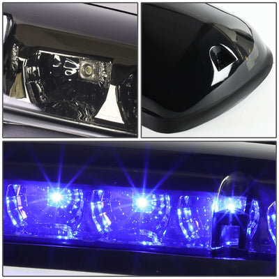 D-Motoring - Cab Roof Lights - Blue LED - Smoked Lens - Plug-n-Play - 3PCS - Chevy Silverado(Classic) / GMC Sierra(Classic) - 2