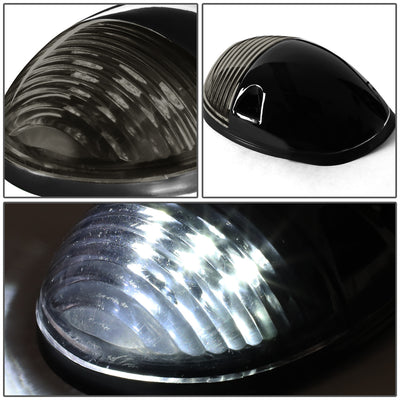 D-Motoring - Cab Roof Lights - White LED - Smoked Lens - Plug-n-Play - 3PCS - Chevy Silverado(Classic) / GMC Sierra(Classic) - 4
