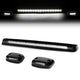 D-Motoring - Cab Roof Lights - White LED - Black Housing - Plug-n-Play - 3PCS - Chevy Silverado 1500 / 2500 / 3500 / GMC Sierra 1500 / 2500 / 3500 - 1