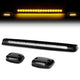D-Motoring - Cab Roof Lights - Yellow LED - Black Housing - Plug-n-Play - 3PCS - Chevy Silverado 1500 / 2500 / 3500 / GMC Sierra 1500 / 2500 / 3500 - 1