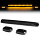 D-Motoring - Cab Roof Lights - Yellow LED - Smoked Lens - Plug-n-Play - 3PCS - Chevy Silverado 1500 / 2500 / 3500 / GMC Sierra 1500 / 2500 / 3500 - 1