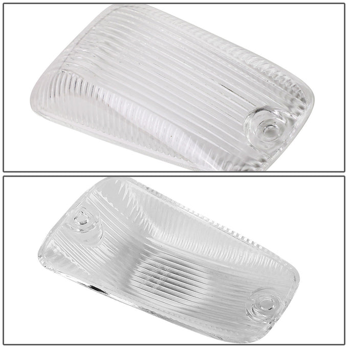 D-Motoring - Cab Roof Lights - Blue LED - Chrome Housing - Plug-n-Play - 5PCS - Chevy C/K 1500 / 2500 / 3500 / GMC C/K 1500 /  2500 / 3500 - 4
