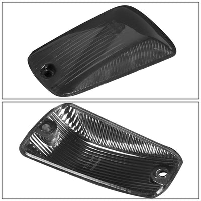 D-Motoring - Cab Roof Lights - Blue LED - Smoked Lens - Plug-n-Play - 5PCS - Chevy C/K 1500 / 2500 / 3500 / GMC C/K 1500 /  2500 / 3500 - 4