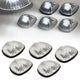 D-Motoring - Cab Roof Lights - White LED - Chrome Housing - Plug-n-Play - 5PCS - 94-98 Dodge Ram 1500 / 2500 / 3500 - 1