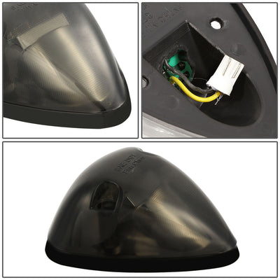 D-Motoring - Cab Roof Lights - White LED - Smoked Lens - Plug-n-Play - 5PCS - 94-98 Dodge Ram 1500 / 2500 / 3500 - 4