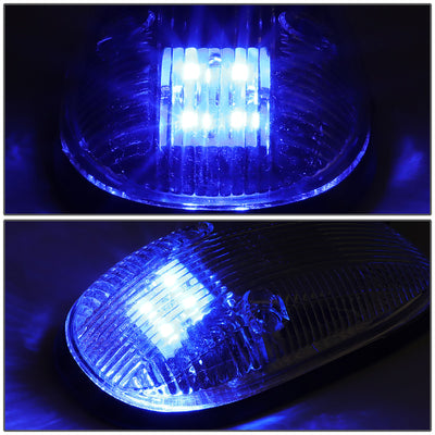 D-Motoring - Cab Roof Lights - Blue LED - Black Housing - Plug-n-Play - 5PCS - Dodge Ram 1500 / 2500 / 3500 - 2