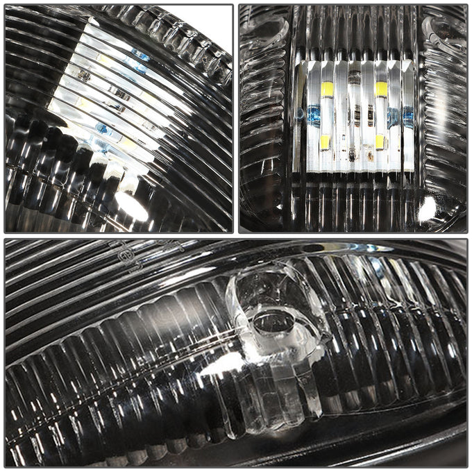 D-Motoring - Cab Roof Lights - Blue LED - Black Housing - Plug-n-Play - 5PCS - Dodge Ram 1500 / 2500 / 3500 - 3
