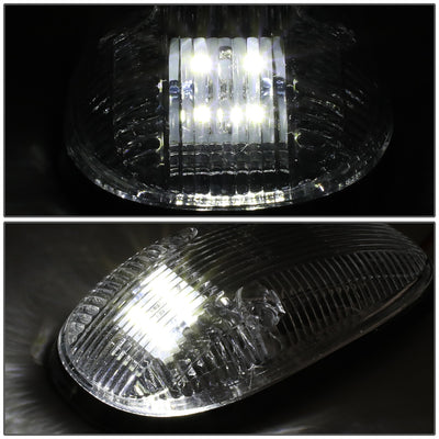 D-Motoring - Cab Roof Lights - White LED - Chrome Housing - Plug-n-Play - 5PCS - Dodge Ram 1500 / 2500 / 3500 - 2