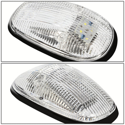 D-Motoring - Cab Roof Lights - White LED - Chrome Housing - Plug-n-Play - 5PCS - Dodge Ram 1500 / 2500 / 3500 - 4
