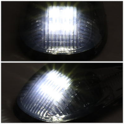 D-Motoring - Cab Roof Lights - White LED - Smoked Lens - Plug-n-Play - 5PCS - Dodge Ram 1500 / 2500 / 3500 - 2