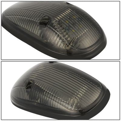 D-Motoring - Cab Roof Lights - White LED - Smoked Lens - Plug-n-Play - 5PCS - Dodge Ram 1500 / 2500 / 3500 - 4