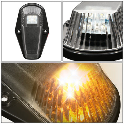 D-Motoring - Cab Roof Lights - Yellow LED - Black Housing - Plug-n-Play - 5PCS - Ford F-150 / F-250 / F-350 - 2