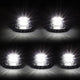 D-Motoring - Cab Roof Lights - White LED - Chrome Housing - Plug-n-Play - 5PCS - Ford F-150 / F-250 / F-350 - 3