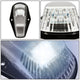 D-Motoring - Cab Roof Lights - White LED - Chrome Housing - Plug-n-Play - 5PCS - Ford F-150 / F-250 / F-350 - 2