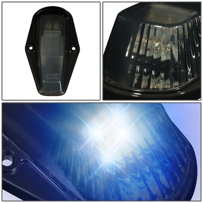 D-Motoring - Cab Roof Lights - Blue LED - Smoked Lens - Plug-n-Play - 5PCS - Ford F-150 / F-250 / F-350 - 2