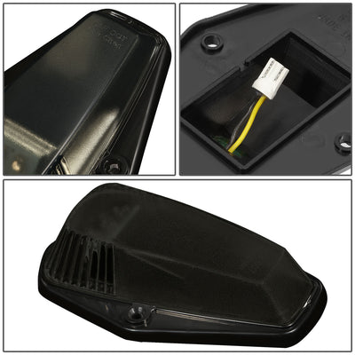 D-Motoring - Cab Roof Lights - Yellow LED - Smoked Lens - Plug-n-Play - 5PCS - Ford F-150 / F-250 / F-350 - 4