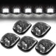 D-Motoring - Cab Roof Lights - White LED - Black Housing - Plug-n-Play - 5PCS - Ford F-250 / F-350 / F-450 / F-550 / Super Duty / E-150 - 1