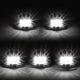D-Motoring - Cab Roof Lights - White LED - Black Housing - Plug-n-Play - 5PCS - Ford F-250 / F-350 / F-450 / F-550 / Super Duty / E-150 - 3