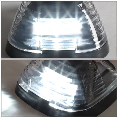 D-Motoring - Cab Roof Lights - White LED - Black Housing - Plug-n-Play - 5PCS - Ford F-250 / F-350 / F-450 / F-550 / Super Duty / E-150 - 2