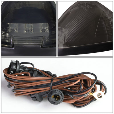 D-Motoring - Cab Roof Lights - Blue LED - Smoked Lens - Plug-n-Play - 5PCS - Ford F-250 / F-350 / F-450 / F-550 / Super Duty / E-150 - 4