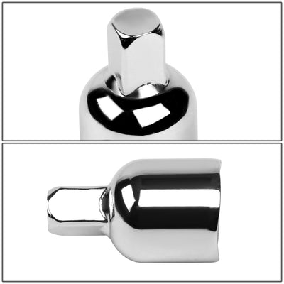 3/8 Female to 1/4 Male Socket Spanner Wrench Adapter Tool - Chrome Vanadium Steel -6