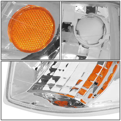 Chrome Housing Turn Signal Lights<br>03-22 93-97 Ford Ranger