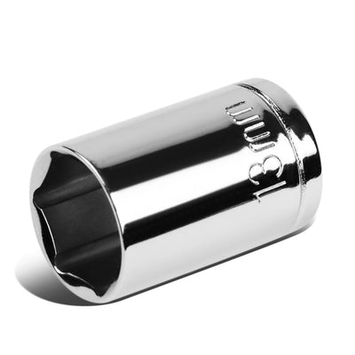 Universal 3/8 6-Point 13mm Standard Socket Tool - Chrome Vanadium Steel