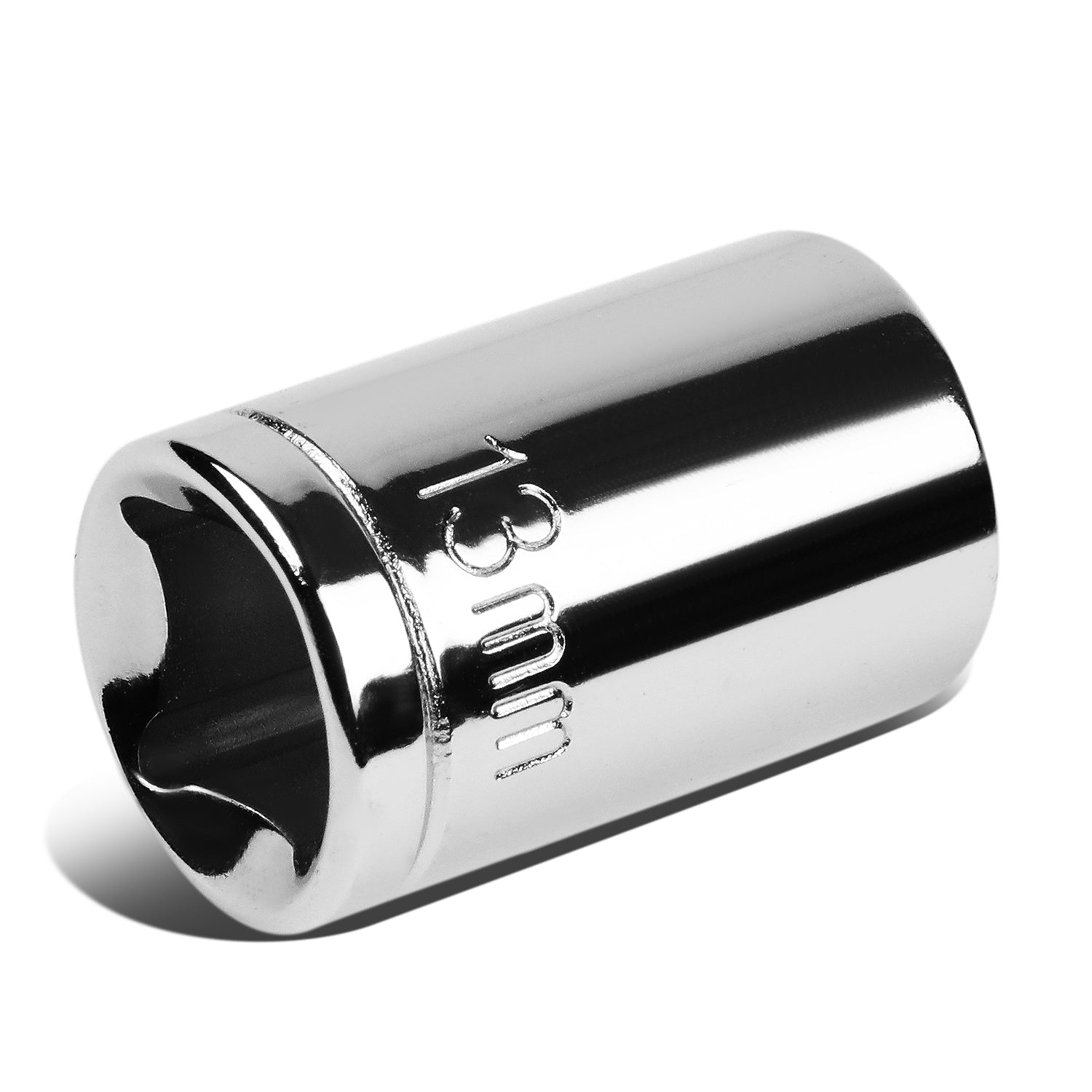 Universal 3/8 6-Point 13mm Standard Socket Tool - Chrome Vanadium Steel