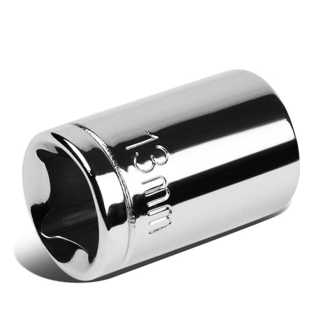 Universal 3/8 6-Point 13mm Standard Socket Tool - Chrome Vanadium Steel