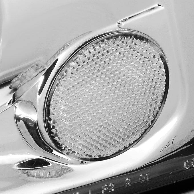 D-Motoring - Tail Lights - Chrome Housing - Clear Lens - Plug-n-play - Pair - 02-05 Ford Explorer - 4