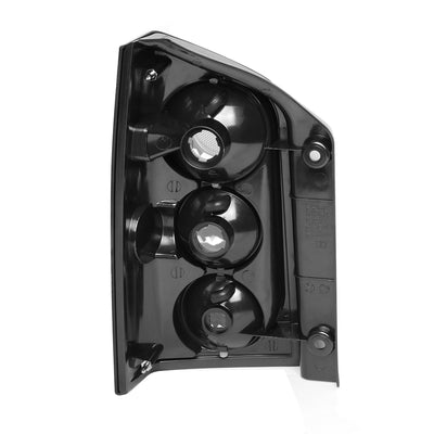 D-Motoring - Tail Lights - Chrome Housing - Clear Lens - Plug-n-play - Pair - 05-12 Nissan Pathfinder - 5