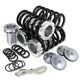 D-Motoring - Coilover Sleeve Kit - Adjustable from 0 to 3 inch ride height - Set of 4 - 88-00 Civic EG / EJ / EK / EM1 - 4