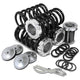 D-Motoring - Coilover Sleeve Kit - Adjustable from 0 to 3 inch ride height - Set of 4 - 88-00 Civic EG / EJ / EK / EM1 - 5