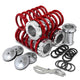 D-Motoring - Coilover Sleeve Kit - Adjustable from 0 to 3 inch ride height - Set of 4 - 88-00 Civic EG / EJ / EK / EM1 - 3
