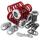 D-Motoring - Coilover Sleeve Kit - Adjustable from 0 to 3 inch ride height - Set of 4 - 88-00 Civic EG / EJ / EK / EM1 - 1