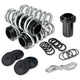 D-Motoring - Coilover Sleeve Kit - Adjustable from 0 to 3 inch ride height - Set of 4 - 88-00 Civic EG / EJ / EK / EM1 - 2