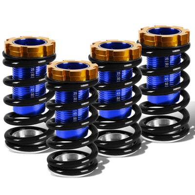 D-Motoring - Coilover Sleeve Kit - 1 - 4 Ride Height Adjustable With Scales - Set of 4 - Honda CRX / Acura Integra / Honda Civic / Honda Del Sol - 6