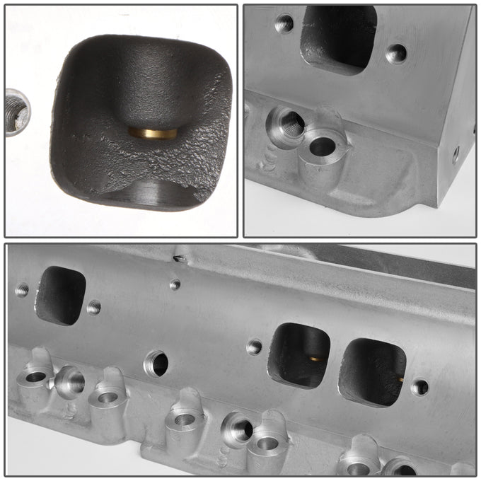 D-Motoring - Chevy Small Block 350 SBC 200CC 68CC Cylinder Head - Aluminum - 5
