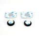 D-Motoring - Blind Spot Mirrors - Adjustable - Square - 2 in. - Pair - 3