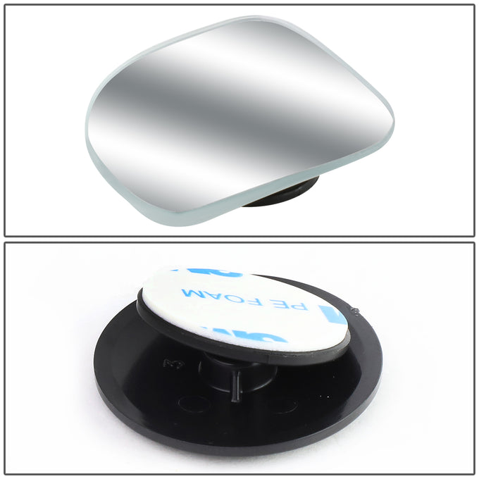 D-Motoring - Blind Spot Mirrors - Adjustable - Corner - 2 in. - Pair - 2