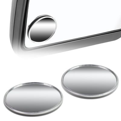 D-Motoring - Blind Spot Mirrors - Round - ABS Plastic - 2 in. - Pair - 1