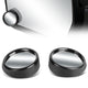 D-Motoring - Blind Spot Mirrors - Round - Black Angle Bezel - 2 in. - Pair - 1
