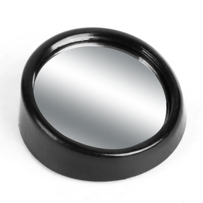 D-Motoring - Blind Spot Mirrors - Round - Black Angle Bezel - 2 in. - Pair - 2