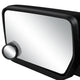 D-Motoring - Blind Spot Mirrors - Round - Black Angle Bezel - 2 in. - Pair - 4