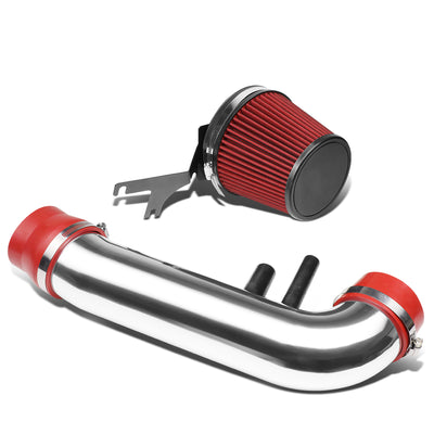 D-Motoring - Short Ram Air Intake System - 3.5 - W/ Cotton Gauze Type Filter - Cone Stlye - Reusable - 96-01 Ford Mustang 4.6L V8 - 3